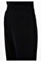 Comfort Fit Mid Waist Plain Men's Black Sweatpants Cl 1072053 - 7
