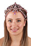 Pink Hürrem Model Sultan Crown Bridal Crown - 3