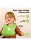 2-Pack Silicone Baby Bibs - Food-Grade, Large Food Catcher, Waterproof, Easy Clean (Cloud Nine) - 2