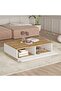 Future Coffee Table Pine and White - 4
