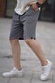Smoked Adjustable Waist Pocketed Short Men's Shorts 6544 - 3
