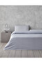 Flowing Stripes Easy-Iron Double Duvet Cover Set 200X220 cm Navy Blue