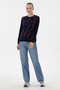 Women's Navy Blue Sweater 50296927 -Vr033 - 4