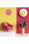 ساعة حائط من سلسلة T.Concept Simplex Pink Joy مقاس 38 سم - 3
