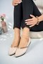 Ba04251 Ten Women's Stone Large Size Daily Ballerina Shoes - Ten - 38 - 4