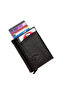 Unisex Vegan Leather Automatic Slide Wallet and Card Holder - 2