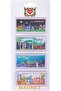 Dubai Magnet 4Pcs Multi-colorM050