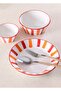 Joy Sauce Bowl Snack Bowl Set of 6 Red 10 cm - 4