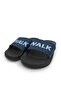 شبشب رجالي كاجوال من Walk Bold باللون الأزرق الداكن والأبيض لحمام السباحة والشاطئ - 3