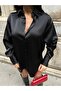 Women's Flowy Satin Shirt
