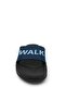 شبشب رجالي كاجوال من Walk Bold باللون الأزرق الداكن والأبيض لحمام السباحة والشاطئ - 5
