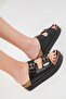 Women's Black Slippers 20327 - 3