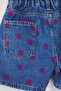 Light Blue Straight Denim Shorts & Bermuda Tkdss25Sr00009 - 2