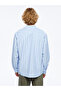 Xside Blue Regular Fit Long Sleeve Poplin Men's Shirt - 4