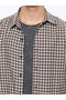 XSIDE Regular Fit Long Sleeve Plaid Men's Shirt - 3