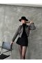 Buttoned Bowl Coat - Black | |   F1547 - 2