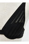 Black Underwire Non-Padded Plain T-Shirt Bra - 3