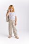 Striped Gabardine Boy's Trousers