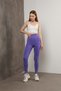 Seamless Acid Wash Push up Gathered Knitted Sports Leggings Missta0896