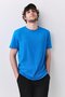 Men's 100% Cotton Basic Tshirt Blue 2091 - 3