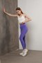 Seamless Acid Wash Push up Gathered Knitted Sports Leggings Missta0896 - 3
