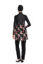 Women's Black Patterned Long Sleeve Hijab Swimsuit Hzl25S-Ar273/01 - 2