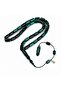 Galalit 1940 Cast Old French Capsule Cut 6.5X11Mm Rosary - Emerald Green