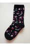 2 Pairs Black(Unseam) White(Unseam) Women's Socks Polka Dot Heart College Cotton Silvery Socks 36-40 - 7