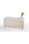 ROCİO SANDIKLI BENCH PUF, KREM