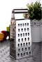 4 Sided Sharp Large Size Stainless Steel Grater Metal Handle Grater