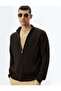 Knitwear Cardigan Stand Collar Zippered Basic