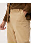 Chino Trousers Gabardine Pocket Detailed Buttoned Cotton - 5