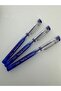 Ballpoint Pen My King Gel Metal Clip 0.5 mm Blue (3 Pcs)