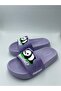 Non-Slip Sea Beach Pool Bathroom Garden Girl's Slippers (Cute Panda Patterned) - 3