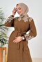 Delar Viscose Dress 1349 - Brown Color - 3