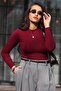 Burgundy Basic Blouse Badi