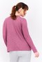 Women Sportswear Fit Long Sleeve Outdoor T-Shirt, Purple - 3