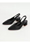 Solid Pointed Toe Slingback Formal Shoes - 7