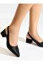 Solid Pointed Toe Slingback Formal Shoes - 6