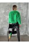 Faux Fur Jacket - Emerald |   F1615 - 5