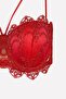 4591 Women's Lace Supported Starples Bra Panty Set-Red - 3