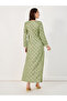All-Over Print Embroidered A-Line Jalabiya - 6