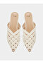 Multi Strap Pointed Toe Slip On Mules - 5