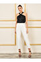 Twisted Halter Neck Sleeveless Regular Fit Blouse - 3