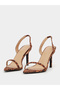 Leopard Print Slingback Stiletto Heel Sandals - 2
