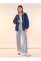 Contrast Hoodie Front Zip Jacket - 3