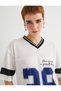 College T-Shirt Comfortable Fit Breathable Short Sleeve V-Neck - 4