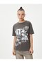 Printed T-Shirt Short Sleeve Crew Neck Comfortable Fit Cotton - 3