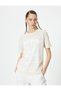 Cotton Comfortable Fit - Short Sleeve Crew Neck Print T-Shirt - 3