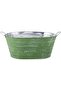 Metal Flower Pot 27Cm X 42Cm X 18Cm Green